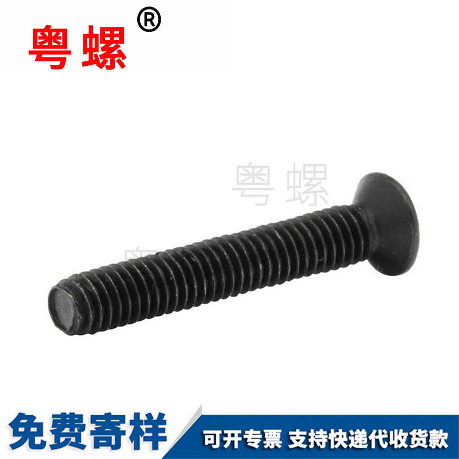 生產(chǎn)黑色十字淮安沉頭螺絲