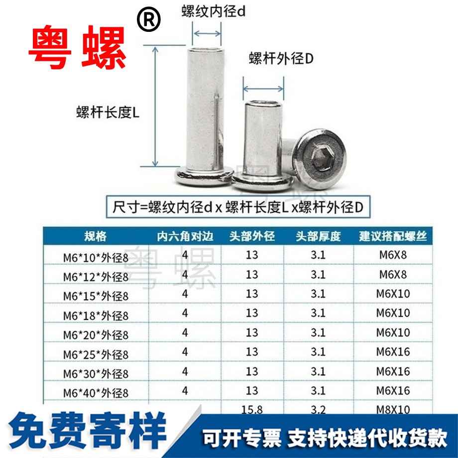定制徐匯家具螺母