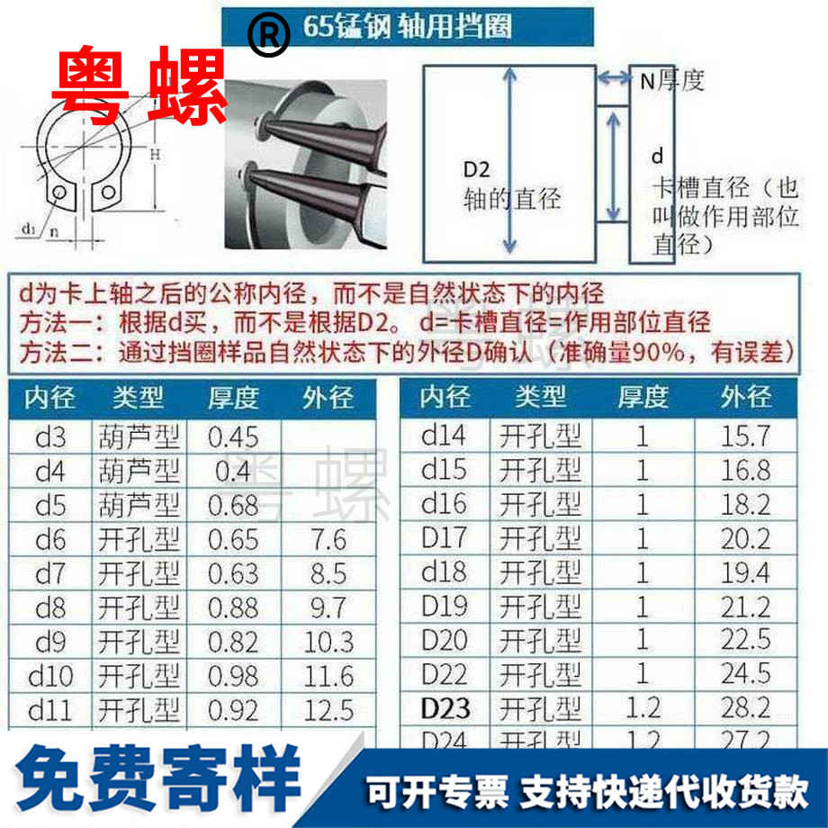 訂做錳鋼軸用賀州擋圈
