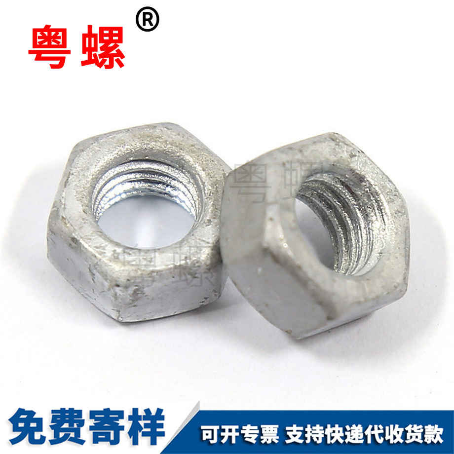 熱鍍鋅亳州六角螺母